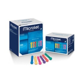 Microlet Lancette Pungidito Colorate 25 Pezzi Microlet Lancette Pungidito Colorate 25 Pezzi