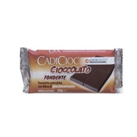 Cadicioc Barretta Di Cioccolato Fondente Con Glucomannano 20 g Cadicioc Barretta Di Cioccolato Fondente Con Glucomannano 20 g