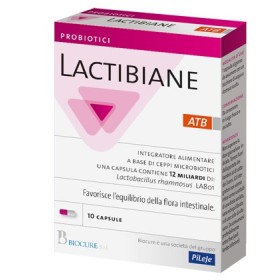 Lactibiane ATB Integratore Flora Intestinale 10 Capsule Lactibiane ATB Integratore Flora Intestinale 10 Capsule