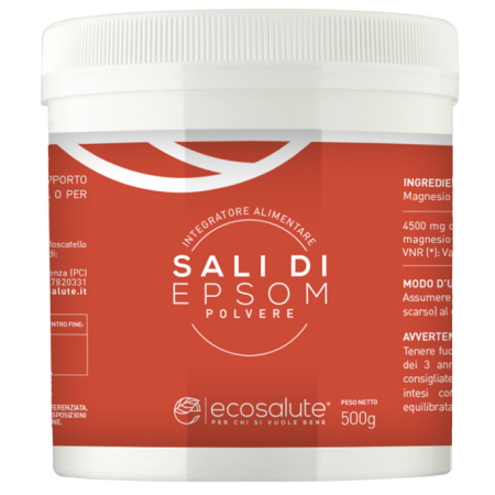 Sali di Epsom Polvere Integratore di Magnesio 500 g