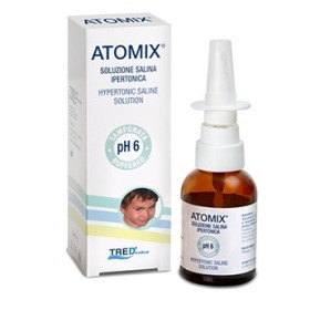 Atomix Soluzione Salina Ipertonica Spray Nasale 30 Ml Atomix Soluzione Salina Ipertonica Spray Nasale 30 Ml