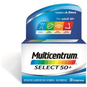 Multicentrum Select 50  Integratore Multivitaminico Multiminerale 30 Compresse Multicentrum Select 50  Integratore Multivitaminico Multiminerale 30 Compresse