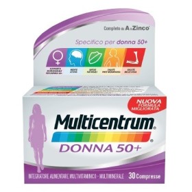Multicentrum Donna 50  Integratore Multivitaminico Multiminerale 30 Compresse Multicentrum Donna 50  Integratore Multivitaminico Multiminerale 30 Compresse