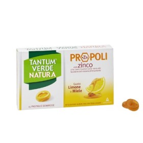 Tantum Verde Natura Limone e Miele Integratore Mal di Gola 15 Pastiglie Tantum Verde Natura Limone e Miele Integratore Mal di Gola 15 Pastiglie