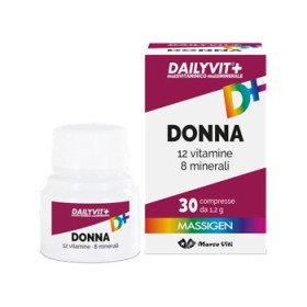 Massigen Dailyvit  Donna Integratore Vitamine e Minerali 30 Compresse Massigen Dailyvit  Donna Integratore Vitamine e Minerali 30 Compresse