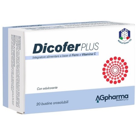Dicofer Plus Integratore Ferro e Vitamina C 20 Bustine