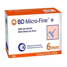 BD Microfine Ago 6mm 31G 100 Pezzi BD Microfine Ago 6mm 31G 100 Pezzi