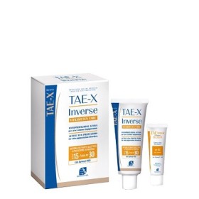 TAE-X Inverse Vitiligo Sun Care Fotoprotettore Per Aree Cutanee Depigmentate 50 ml TAE-X Inverse Vitiligo Sun Care Fotoprotettore Per Aree Cutanee Depigmentate 50 ml