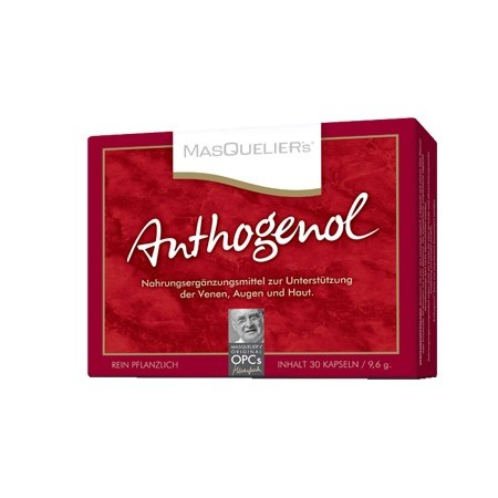 Nature's Plus Masquelier's Original OPCs Anthogenol Integratore Antiossidante 30 Capsule