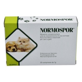 Ddf Normospor Integratore Intestinale Cani E Gatti 20 Compresse Ddf Normospor Integratore Intestinale Cani E Gatti 20 Compresse