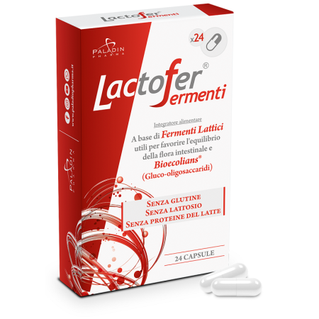 Lactofer Fermenti Integratore Flora Microbica Intestinale 24 Capsule