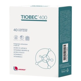Tiobec 400 Integratore Metabolismo Energetico 40 Compresse Fast-Slow Tiobec 400 Integratore Metabolismo Energetico 40 Compresse Fast-Slow
