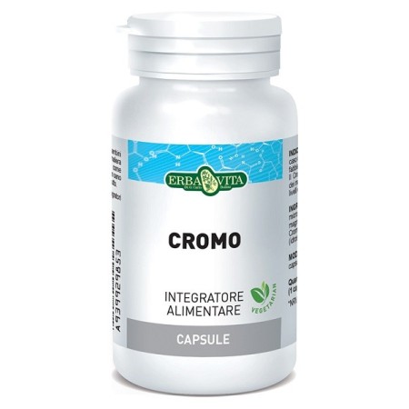 Erba Vita Cromo Integratore Metabolico 60 Capsule