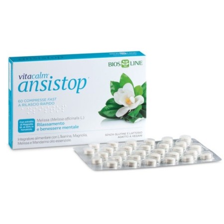 VitaCalm Ansistop Integratore Rilassante 60 Compresse