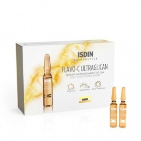 Isdin Isdinceutics Flavo-C Ultraglican Siero Antiossidante Viso 10 Fiale Isdin Isdinceutics Flavo-C Ultraglican Siero Antiossidante Viso 10 Fiale