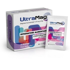 UltraMag Integratore di Magnesio 20 Bustine UltraMag Integratore di Magnesio 20 Bustine