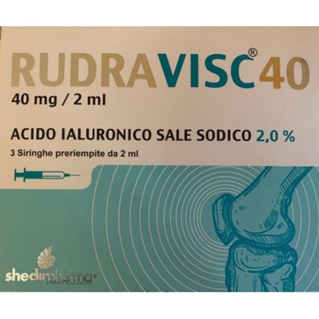 Rudravisc 40 mg 3 Siringhe da 2 ml