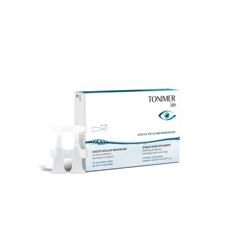 Tonimer Lab Occhi Gocce Oculari Lubrificanti e Idratanti 15 Flaconcini Monodose