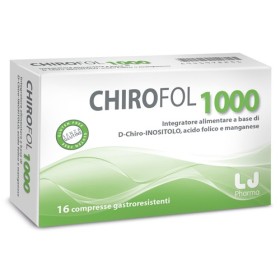 Chirofol 1000 Integratore di Acido Folico Donna 16 Compresse Chirofol 1000 Integratore di Acido Folico Donna 16 Compresse