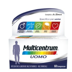 Multicentrum Uomo Integratore Multivitaminico Multiminerale 60 Compresse Multicentrum Uomo Integratore Multivitaminico Multiminerale 60 Compresse