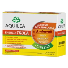 Aquilea Energia Trocà   Ginseng Integratore Sali Minerali 20 Bustine Aquilea Energia Trocà   Ginseng Integratore Sali Minerali 20 Bustine