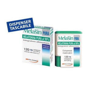 Melasin Pura Integratore Sonno 120 Mini-Compresse Melasin Pura Integratore Sonno 120 Mini-Compresse