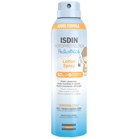 Fotoprotector ISDIN Lozione Spray Pediatrics SPF 50 Protezione Bambini 250 ml