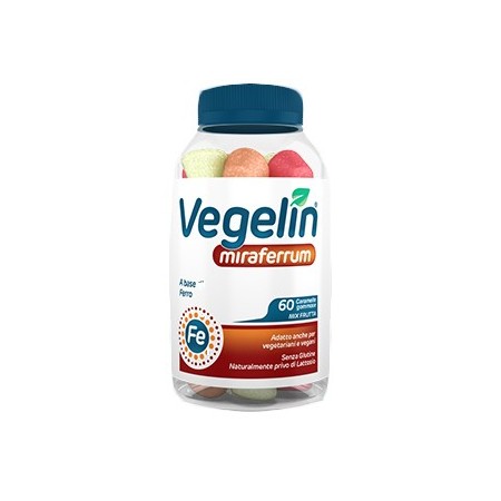 Vegelin Miraferrum Integratore 60 Caramelle