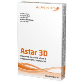 Astar 3D Integratore 20 Capsule Molli Astar 3D Integratore 20 Capsule Molli