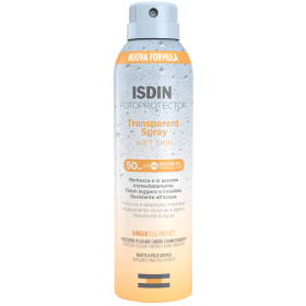 Fotoprotector ISDIN Spray Trasparente Wet Skin SPF 50 Protezione Corpo 250 ml Fotoprotector ISDIN Spray Trasparente Wet Skin SPF 50 Protezione Corpo 250 ml