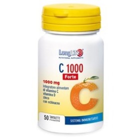LongLife C 1000 Forte Integratore di Vitamina C 50 Tavolette LongLife C 1000 Forte Integratore di Vitamina C 50 Tavolette