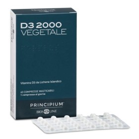 Biosline Principium D3 2000 Vegetale 60 Compresse Biosline Principium D3 2000 Vegetale 60 Compresse