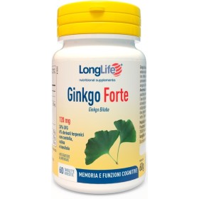 Longlife Ginkgo Forte Integratore Circolazione 60 Tavolette Longlife Ginkgo Forte Integratore Circolazione 60 Tavolette