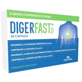 Digerfast Plus Integratore Digestione 30 Capsule Digerfast Plus Integratore Digestione 30 Capsule