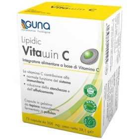 Guna Lipidic Vitawin C Integratore di Vitamina C 75 Capsule Guna Lipidic Vitawin C Integratore di Vitamina C 75 Capsule