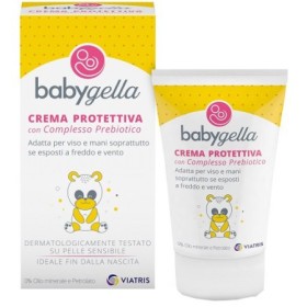 Babygella Prebiotic Crema Protettiva Viso e Mani 50 ml Babygella Prebiotic Crema Protettiva Viso e Mani 50 ml