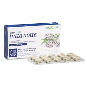 VitaCalm Tutta Notte Integratore Per Dormire 30 Compresse VitaCalm Tutta Notte Integratore Per Dormire 30 Compresse