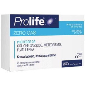 Prolife Zero Gas Integratore Contro Gonfiori e Flatulenza 45 Compresse Prolife Zero Gas Integratore Contro Gonfiori e Flatulenza 45 Compresse