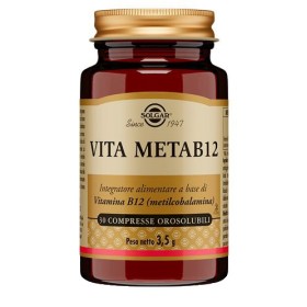 Solgar Vita Meta B12 Integratore Vitaminico 30 Compresse Orosolubili Solgar Vita Meta B12 Integratore Vitaminico 30 Compresse Orosolubili