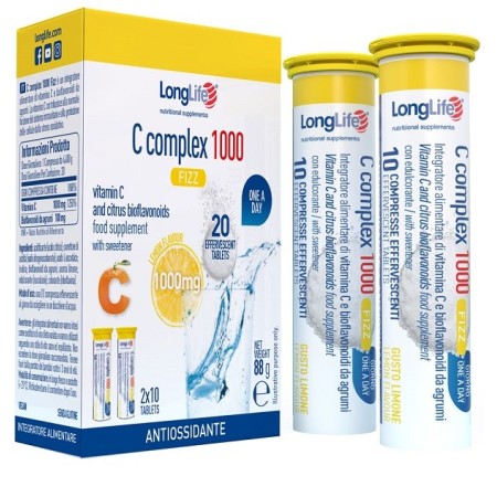  Longlife C Complex 1000 Fizz Limone 10 Compresse Effervescenti