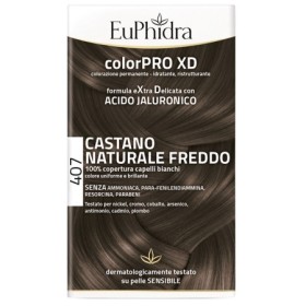 Euphidra ColorPRO XD 407 Castano Naturale Freddo Tintura Per Capelli Euphidra ColorPRO XD 407 Castano Naturale Freddo Tintura Per Capelli