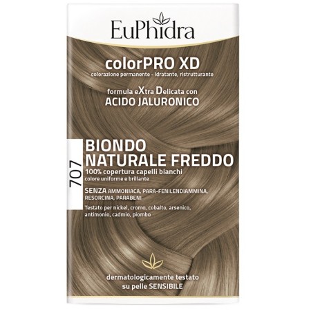 Euphidra ColorPRO XD 707 Biondo Naturale Freddo Tintura Per Capelli