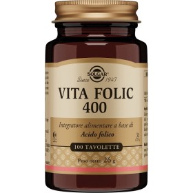 Solgar Vita Folic 400 Integratore Acido Folico 100 Tavolette Solgar Vita Folic 400 Integratore Acido Folico 100 Tavolette