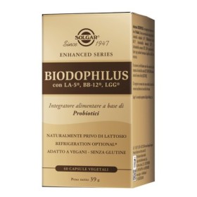 Solgar Biodophilus Integratore Probiotico 60 Capsule Solgar Biodophilus Integratore Probiotico 60 Capsule