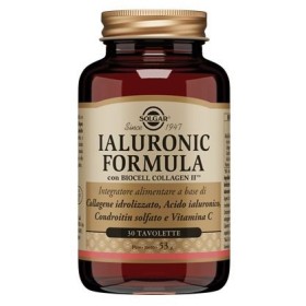 Solgar Ialuronic Formula Integratore di Acido Ialuronico e Collagene 30 Tavolette Solgar Ialuronic Formula Integratore di Acido Ialuronico e Collagene 30 Tavolette