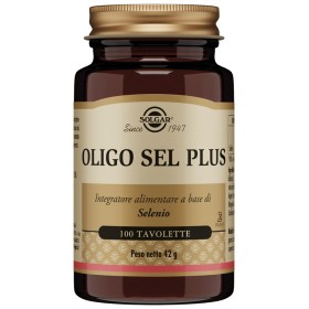 Solgar Oligo Sel Plus Integratore di Selenio 100 Tavolette Solgar Oligo Sel Plus Integratore di Selenio 100 Tavolette