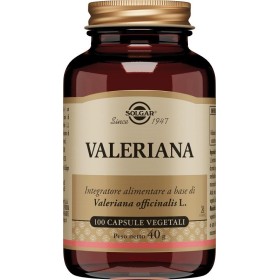 Solgar Valeriana Integratore Rilassante 100 Capsule Vegetali Solgar Valeriana Integratore Rilassante 100 Capsule Vegetali