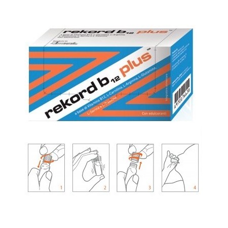Rekord B12 Plus Integratore Vitaminico 10 Flaconcini 10 ml