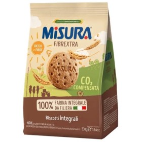 Misura Fibrextra Biscotti Integrali 330 g Misura Fibrextra Biscotti Integrali 330 g