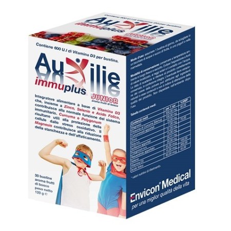 Auxilie Immuplus Junior Integratore 30 Bustine